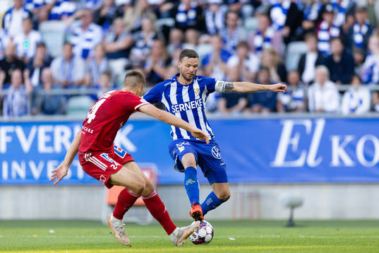 IFK Norrköpings Anton Eriksson och IFK Göteborgs Marcus