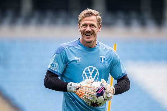 Goalkeeper Johan Dahlin
