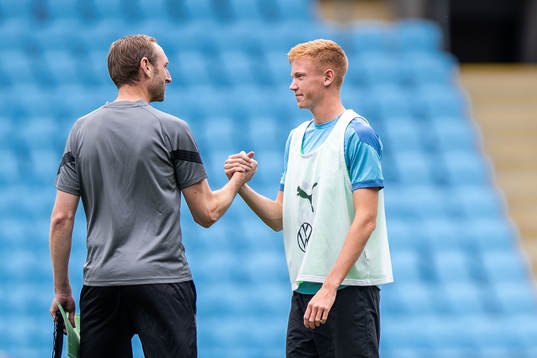 Andreas Georgson, head coach and sport director and Hugo