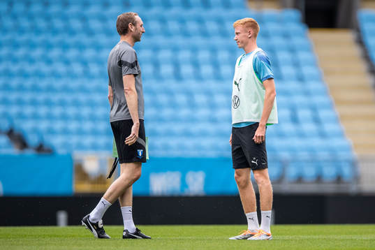 Andreas Georgson, head coach and sport director and Hugo