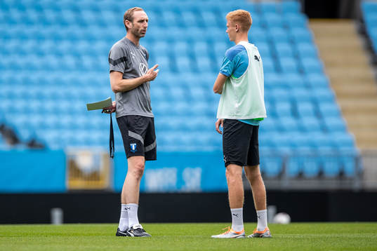 Andreas Georgson, head coach and sport director and Hugo