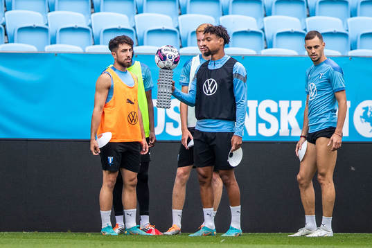 Moustafa Zeidan, Joseph Ceesay and Veljko Birmancevic