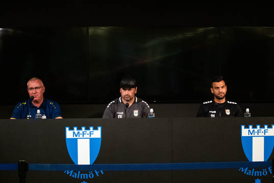 Carlos Fangueiro, head coach and Dejvid Sinani