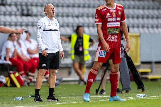 Landskronas tränare Billy Magnusson