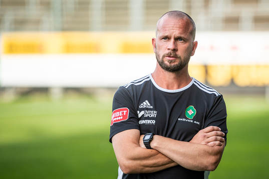 Skövdes tränare Tobias Linderoth