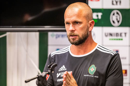 Skövdes tränare Tobias Linderoth
