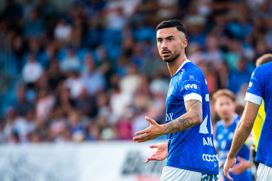 Trelleborgs Simon Amin reagerar
