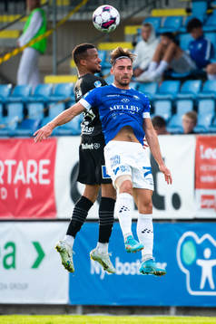 Trelleborgs Felix Hörberg och Halmstads Marcus Olsson