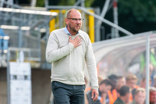 Halmstads tränare Magnus Haglund