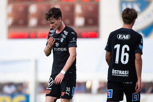 Halmstads Alexander Johansson deppar