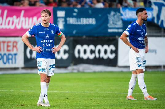 Trelleborgs Johan Blomberg deppar
