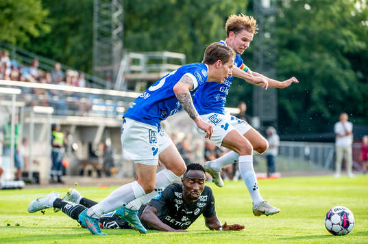 Trelleborgs Bödvar Bödvarsson och Johan Blomberg mot