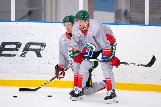 Frölundas Filip Johansson och Anders Grönlund