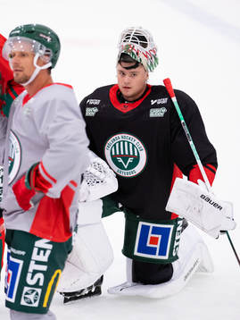 Frölundas målvakt Frederik Dichow