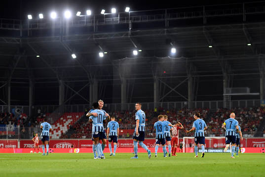Players of Djurgården celebrate