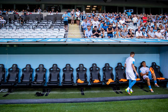 Søren Rieks and Jonas Knudsen of Malmö FF