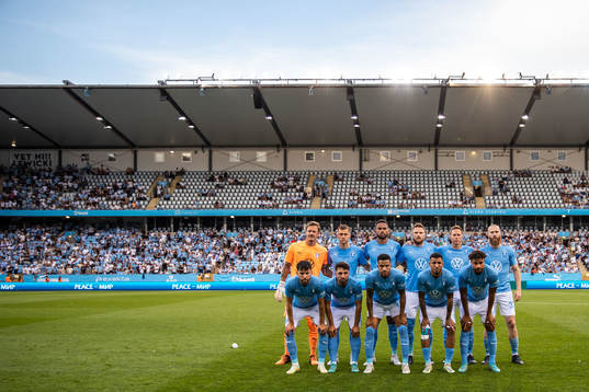 Starting eleven of Malmö FF  the UEFA Europa League