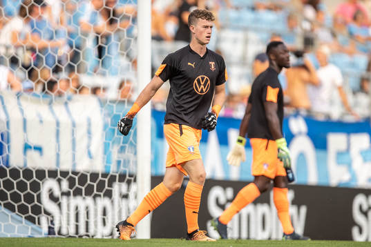 Goalkeeper Viktor Andersson of Malmö FF