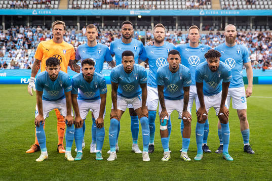 Starting eleven of Malmö FF  the UEFA Europa League