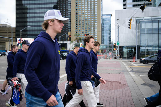 William Wallinder of Sweden walks to the arena