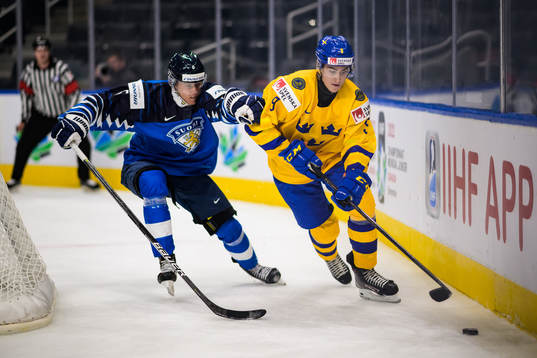 Eemil Viro of Finland and Daniel Ljungman of Sweden
