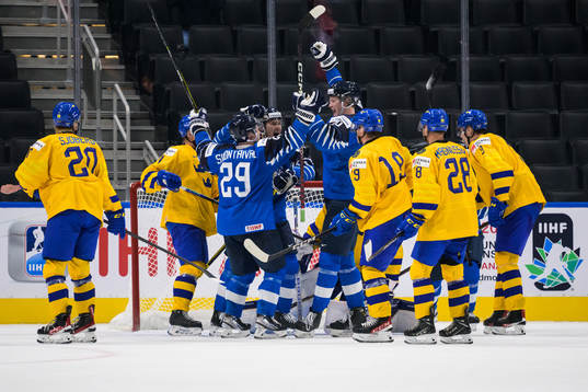 Kasper Simontaival, Kasper Puutio and Samuel Helenius of