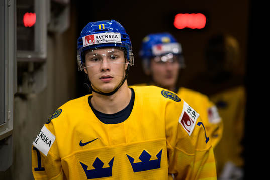 Fabian Lysell of Sweden at warm-up