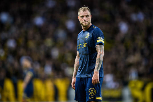 John Guidetti of AIK looks dejected