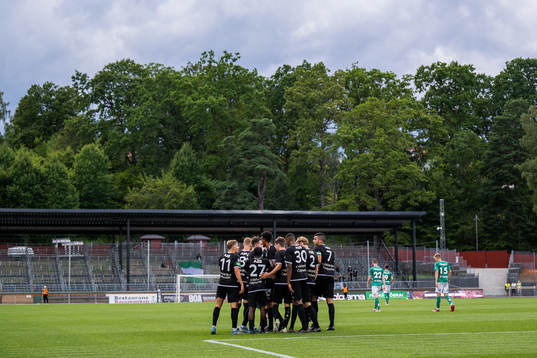 Västerås SKs spelare jublar