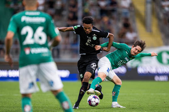 Västerås SKs Alex Douglas och Jönköpings Södras Robin
