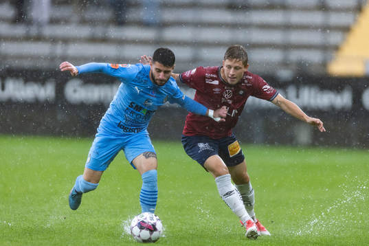 AFC Eskilstunas Andre Alsanati och Örgrytes Anton