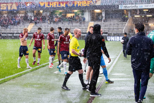 Fotbollsmatchen i Superettan mellan Örgryte och AFC
