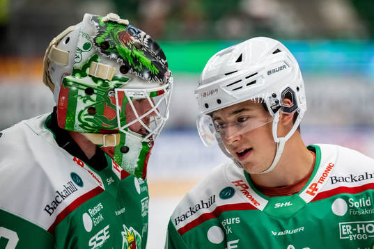 målvakt Max Lundgren och Marco Kasper
