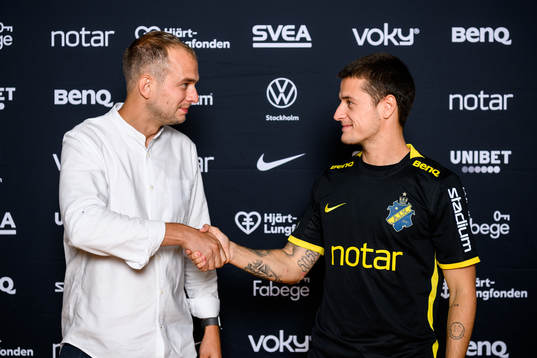 s sportchef Henrik Jurelius och Vincent Thill