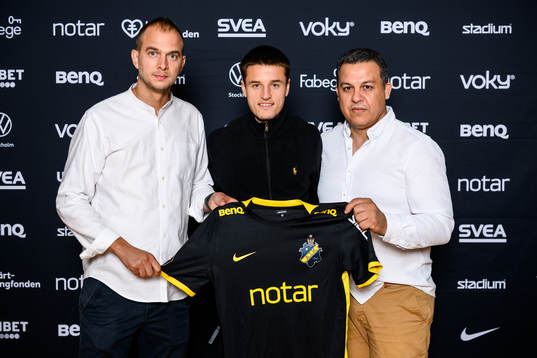 s sportchef Henrik Jurelius, Vincent Thill och Ahmed Nouma