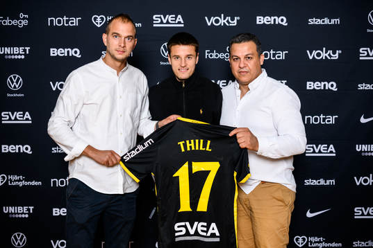 s sportchef Henrik Jurelius, Vincent Thill och Ahmed Nouma