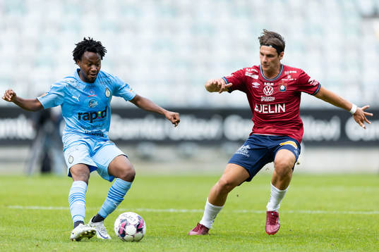 AFC Eskilstunas Abdul-Halik Hudu och Örgrytes Kevin