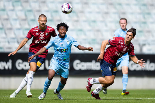 AFC Eskilstunas Abdul-Halik Hudu och Örgrytes Kevin