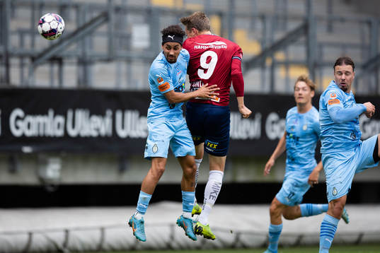 Örgrytes Viktor Lundberg nickar in 1-1
