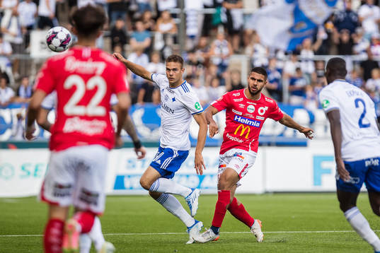 IFK Norrköpings Anton Eriksson och Degerfors Omar Carlén