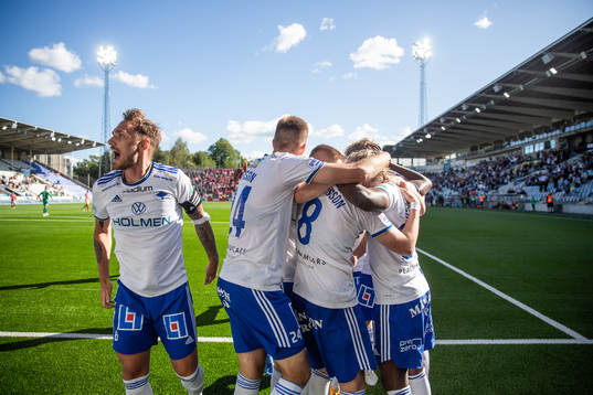 IFK Norrköpings Linus Wahlqvist Egnell jublar