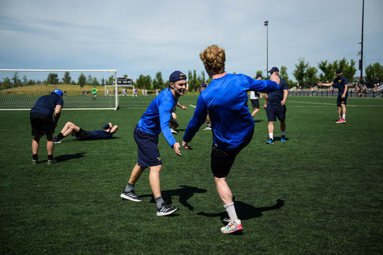 Fabian Lysell and Åke Stakkestad of the Swedish under-20