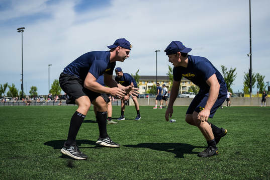 Anton Olsson and Victor Stjernborg of the Swedish under-20