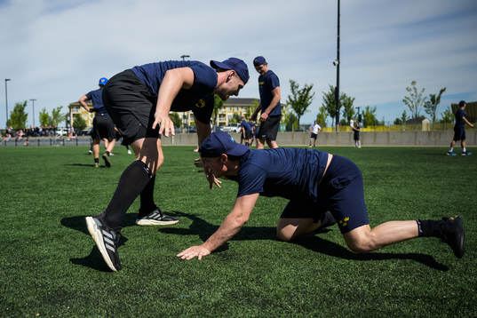 Anton Olsson and Victor Stjernborg of the Swedish under-20
