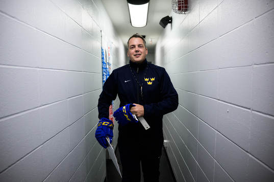 Head coach Tomas Montén of the Swedish under-20 national