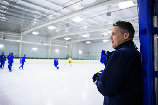 Head coach Tomas Montén of the Swedish under-20 national