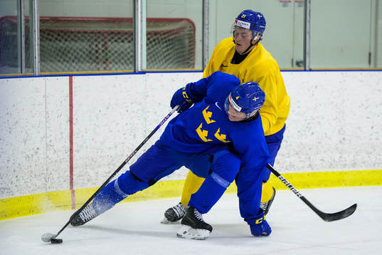Emil Andrae and Oskar Olausson of the Swedish under-20