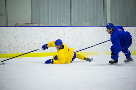 Oskar Magnusson and Emil Andrae of the Swedish under-20