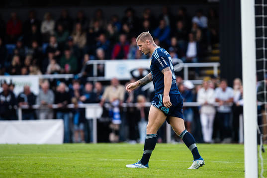 Djurgårdens Victor Edvardsen deppar