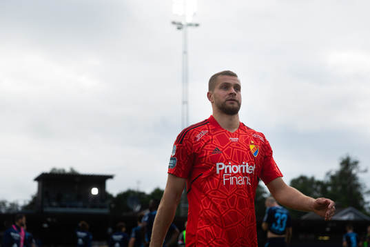 Djurgårdens målvakt Aleksandr Vasyutin